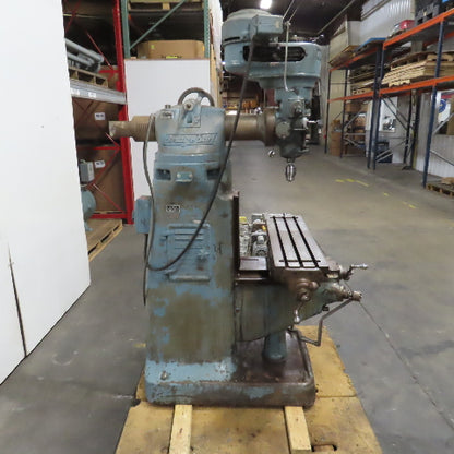 Bridgeport 24903 1HP Vertical Knee Milling Machine 230/460V 3PH 36" x 9" Table