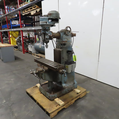 Bridgeport 24903 1HP Vertical Knee Milling Machine 230/460V 3PH 36" x 9" Table