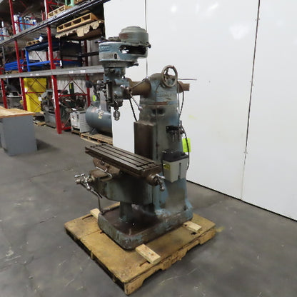 Bridgeport 24903 1HP Vertical Knee Milling Machine 230/460V 3PH 36" x 9" Table