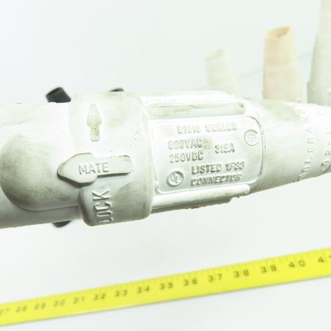Crouse-hinds E1016 Series Cam-Lok Plug Insulator 600VAC 315A Lot Of 9