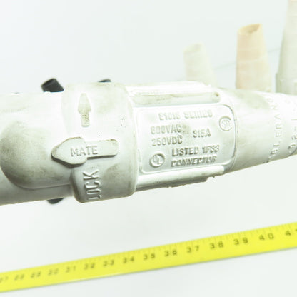 Crouse-hinds E1016 Series Cam-Lok Plug Insulator 600VAC 315A Lot Of 9