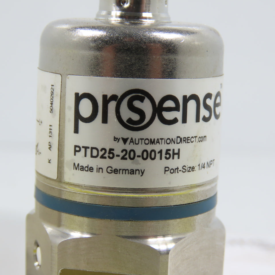 Automation Direct PTD25-20-0015H ProSense 0-15 PSIG Pressure Transmitter 32VDCC