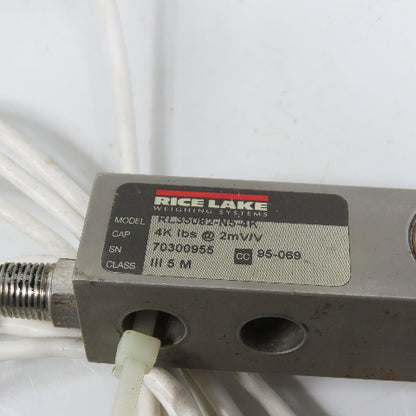Rice Lake RL35082-N5-4K SS Single Ended Beam Load Cell 4000LBS 2mV/V Lot Of 4