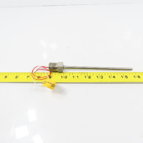 Pyromation Schlemmer R1T185L483-006-00-9HP22 RTD Temperature Sensor 6" Probe New