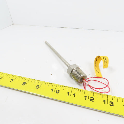 Pyromation Schlemmer R1T185L483-006-00-9HP22 RTD Temperature Sensor 6" Probe New