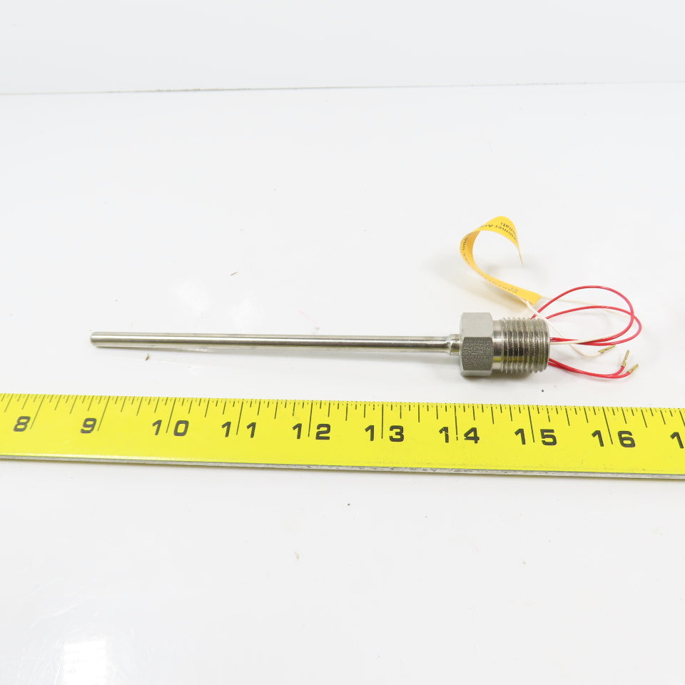 Pyromation Schlemmer R1T185L483-006-00-9HP22 RTD Temperature Sensor 6" Probe New