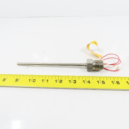 Pyromation Schlemmer R1T185L483-006-00-9HP22 RTD Temperature Sensor 6" Probe New