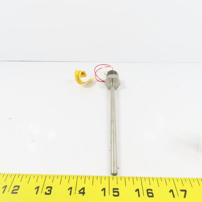 Pyromation Schlemmer R1T185L483-006-00-9HP22 RTD Temperature Sensor 6" Probe New