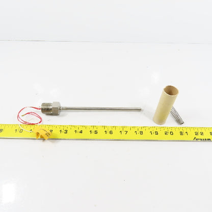 Pyromation Schlemmer R1T185L483-006-00-9HP22 RTD Temperature Sensor 6" Probe New