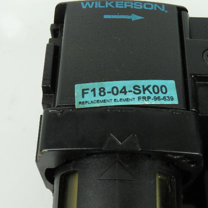 Wilkerson R18-04-F000 F18-04-SK00 Air Pressure Filter Regulator Lubricator 1/2"