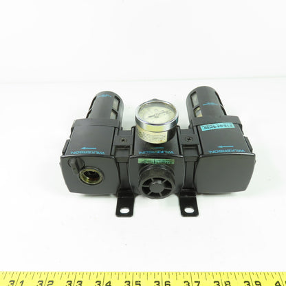 Wilkerson R18-04-F000 F18-04-SK00 Air Pressure Filter Regulator Lubricator 1/2"