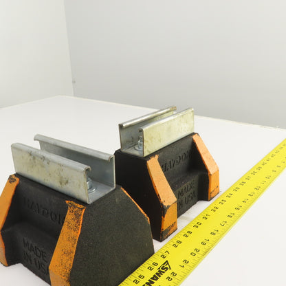 Haydon HBM-5-H-132 H-Block Mini Single Pipe Rooftop Strut Support Lot Of 2