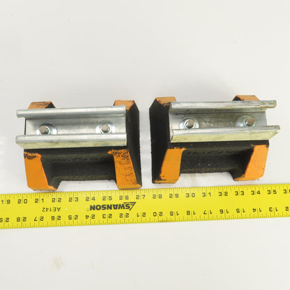 Haydon HBM-5-H-132 H-Block Mini Single Pipe Rooftop Strut Support Lot Of 2