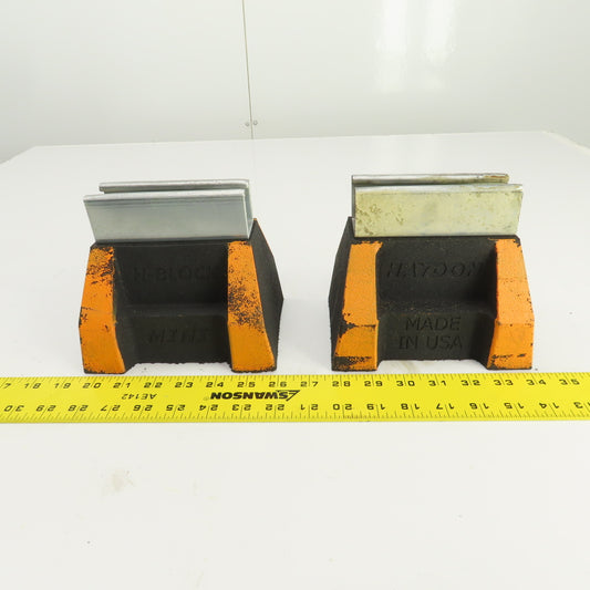 Haydon HBM-5-H-132 H-Block Mini Single Pipe Rooftop Strut Support Lot Of 2