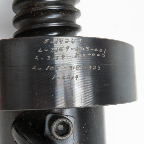 Ball Screw & Nut 2-1/4" OD Single Start 1/2" Pitch 34" Screw Length 42" OAL