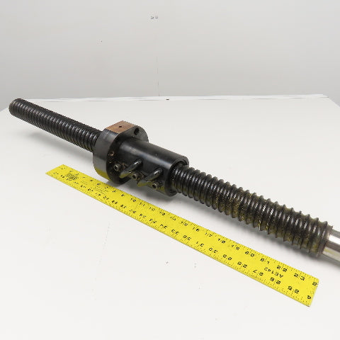 Ball Screw & Nut 2-1/4" OD Single Start 1/2" Pitch 34" Screw Length 42" OAL