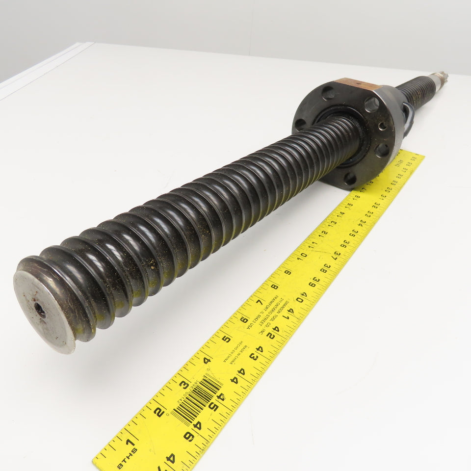 Ball Screw & Nut 2-1/4" OD Single Start 1/2" Pitch 34" Screw Length 42" OAL