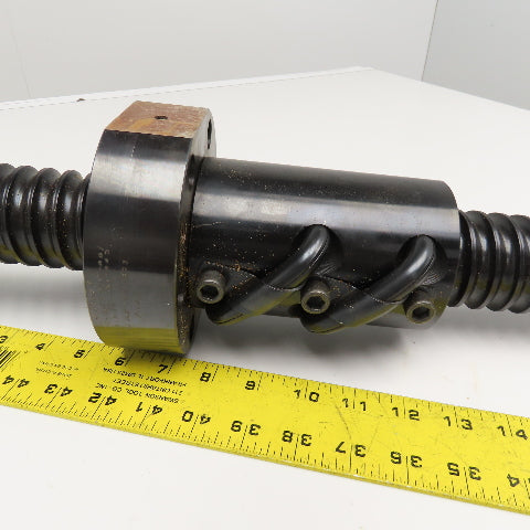 Ball Screw & Nut 2-1/4" OD Single Start 1/2" Pitch 34" Screw Length 42" OAL