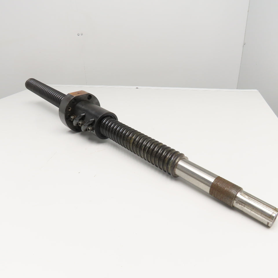 Ball Screw & Nut 2-1/4" OD Single Start 1/2" Pitch 34" Screw Length 42" OAL