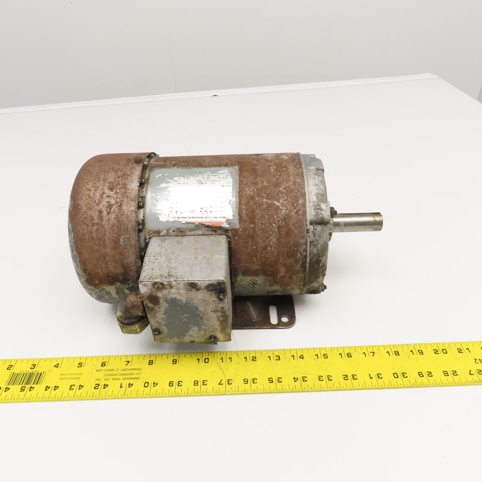 Century Motor H280 1/2Hp 1140RPM 3Ph 208-230/460V L143T Frame AC Motor