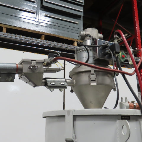 Cincinnati Milacron DD-110 Drying Hopper & Heated Dryer 480V 1PH W/Vacuum Loader