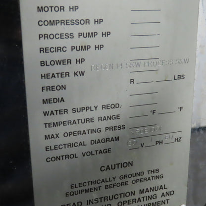 Cincinnati Milacron DD-110 Drying Hopper & Heated Dryer 480V 1PH W/Vacuum Loader