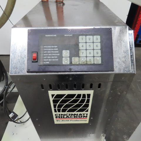 Cincinnati Milacron DD-110 Drying Hopper & Heated Dryer 480V 1PH W/Vacuum Loader