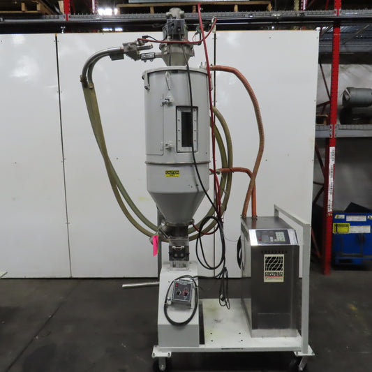 Cincinnati Milacron DD-110 Drying Hopper & Heated Dryer 480V 1PH W/Vacuum Loader