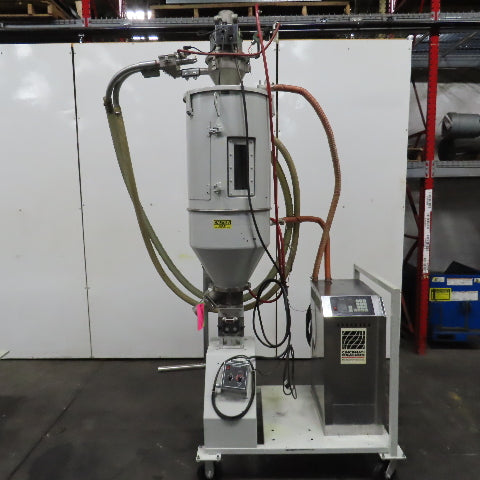 Cincinnati Milacron DD-110 Drying Hopper & Heated Dryer 480V 1PH W/Vacuum Loader