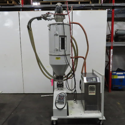 Cincinnati Milacron DD-110 Drying Hopper & Heated Dryer 480V 1PH W/Vacuum Loader