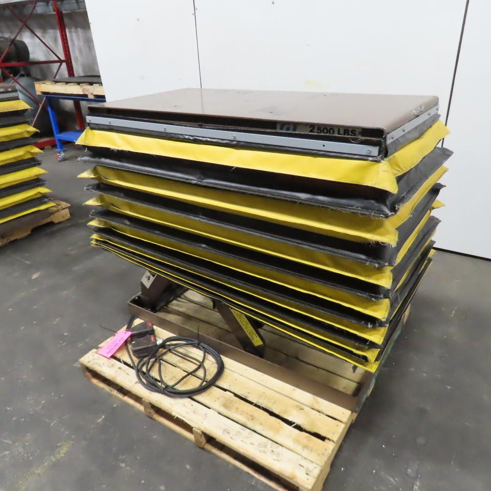 Autoquip Series 35 2500LB Electric Scissor Lift Table 48x24"Top 208-230/460V 3Ph