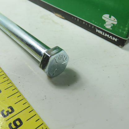 Hillman 1/2-13x5-1/2 Hex Cap Screws Coarse Thread Lot Of 25