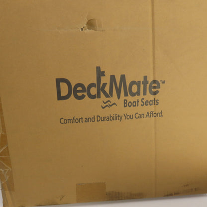 Deck Mate PFS-304 Ivory/Tan Folding Pontoon Boat Seat