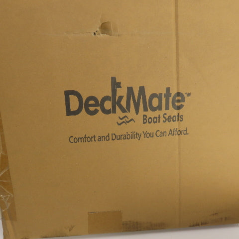 Deck Mate PFS-304 Ivory/Tan Folding Pontoon Boat Seat