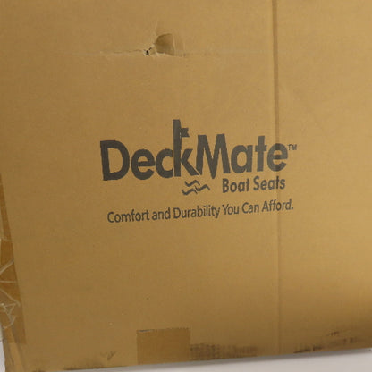 Deck Mate PFS-304 Ivory/Tan Folding Pontoon Boat Seat