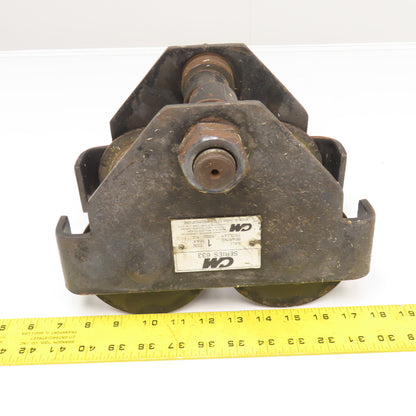 CM Series 633 1 Ton Gravity Hoist Trolley 3-1/2"-5" Flange