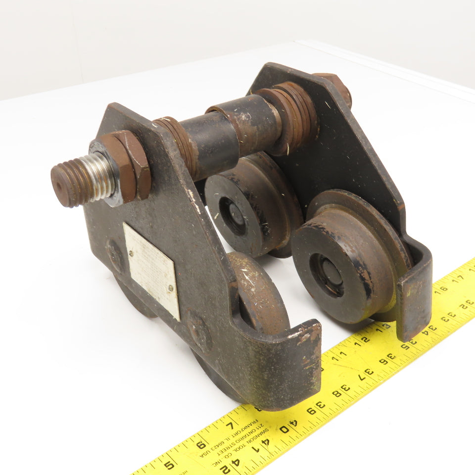 CM Series 633 1 Ton Gravity Hoist Trolley 3-1/2"-5" Flange