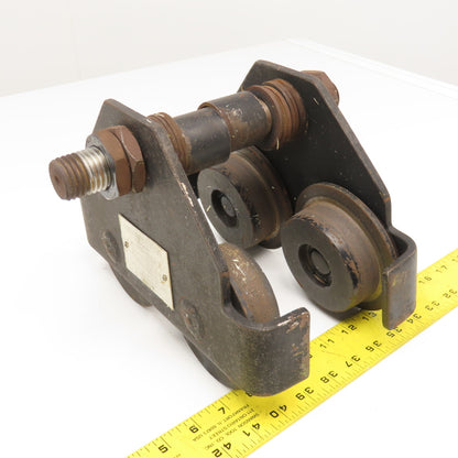 CM Series 633 1 Ton Gravity Hoist Trolley 3-1/2"-5" Flange