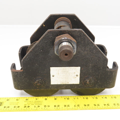 CM Series 633 1 Ton Gravity Hoist Trolley 3-1/2"-5" Flange