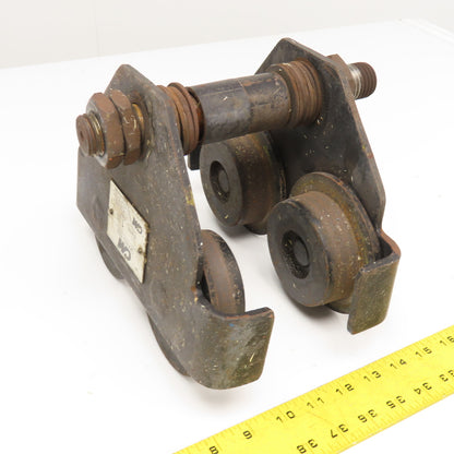 CM Series 633 1 Ton Gravity Hoist Trolley 3-1/2"-5" Flange