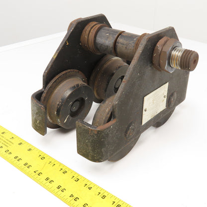 CM Series 633 1 Ton Gravity Hoist Trolley 3-1/2"-5" Flange