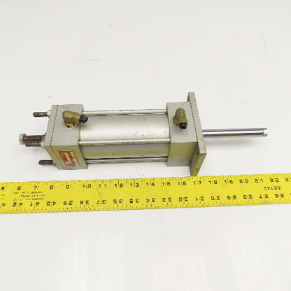 Milwaukee 2-1/2" Bore 4" Double Acting Double Rod Air Cylinder