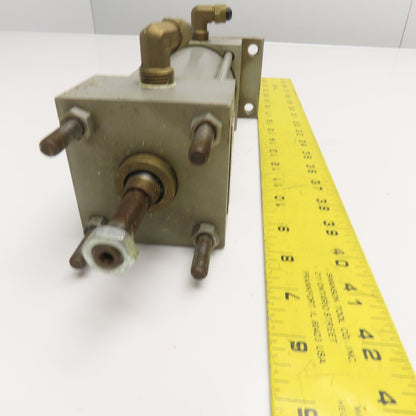 Milwaukee 2-1/2" Bore 4" Double Acting Double Rod Air Cylinder