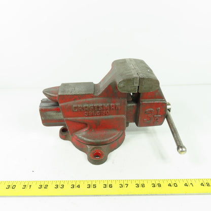 Craftsman 391.5180 4" Open Swivel Base Bench Mount Bullet Vise 3-1/2" Jaws