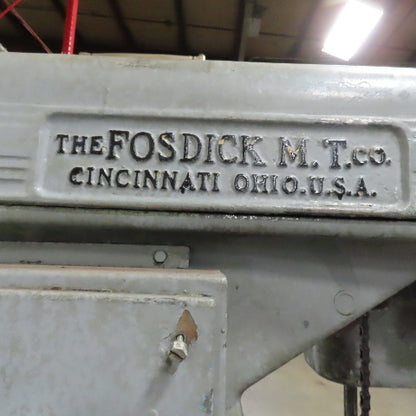 Fosdick 20" Round Column Power Feed Drill Press 3HP 240/440V 3PH 4MT