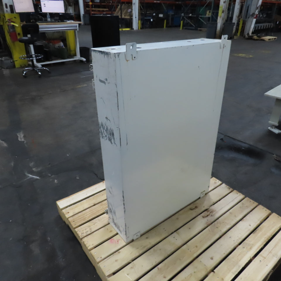 Hoffman 42" x 30" x 8" Steel Electrical Enclosure W/ Backplate & Hinged Door