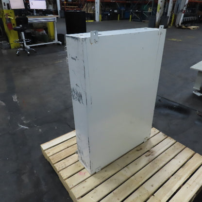Hoffman 42" x 30" x 8" Steel Electrical Enclosure W/ Backplate & Hinged Door