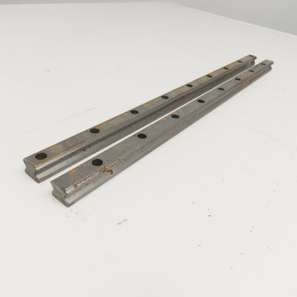20mm x 18mm Profile Linear Guide Rail 500mm OAL Lot Of 2
