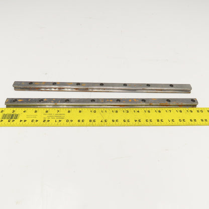 20mm x 18mm Profile Linear Guide Rail 450mm OAL Lot Of 2