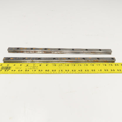 20mm x 18mm Profile Linear Guide Rail 450mm OAL Lot Of 2